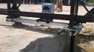 Купить сваи для ворот в Ухта. Заказать ворота на сваях под ключ от 22122 руб